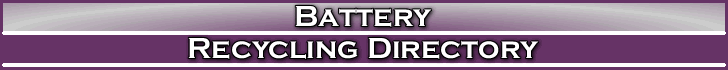 Battery Recycling Directory